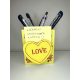 Love Notes – Fa ceruzatartó és cetlitartó