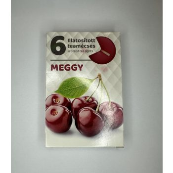 Nyári Frissesség – Meggy illatú teamécses (6 db)