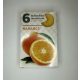Napfényes Hangulat – Narancs illatú teamécses (6 db)