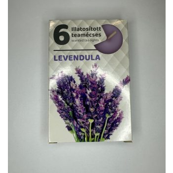 Nyugalom Szigete – Levendula illatú teamécses (6 db)