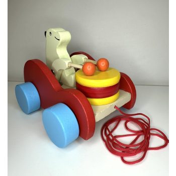Doboló MókaMaci – Húzható fa játék