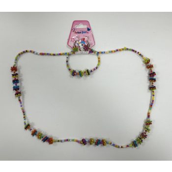 Vidám szivárványos ékszerszett gyerekeknek – 3 részes