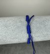 Infinity Blue – Fonott karkötő kristályos végtelen jellel