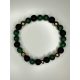 Emerald Noir – Elegáns Zöld–Fekete Karkötő
