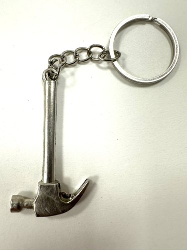 Mini Szögkihúzó Kalapács kulcstartó – ezermestereknek