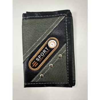   Fiús stílusú sportos pénztárca – tépőzáras kivitelben