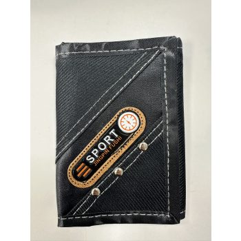   Fekete tépőzáras pénztárca fiúknak – vagány, sportos és praktikus