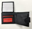 Férfi műbőr pénztárca díszdobozban – fekete