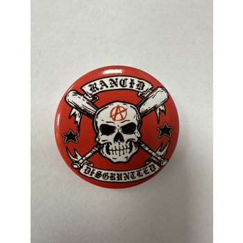 „RANCID – Disgruntled” koponyás punk kitűző