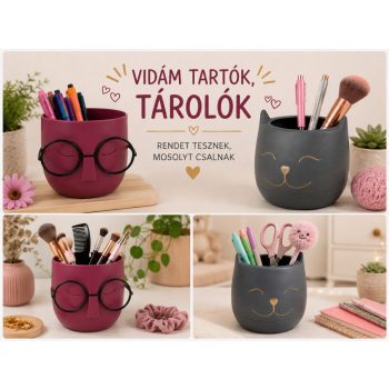 Vidám tartók, tárolók