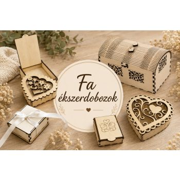 Fa ékszerdobozok