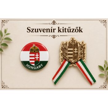 Szuvenír kitűzők