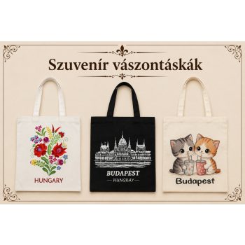 Szuvenír vászontáskák