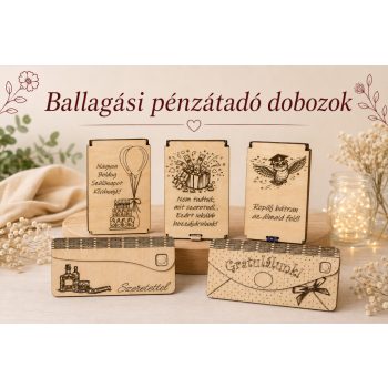 Ballagási pénzátadó dobozok