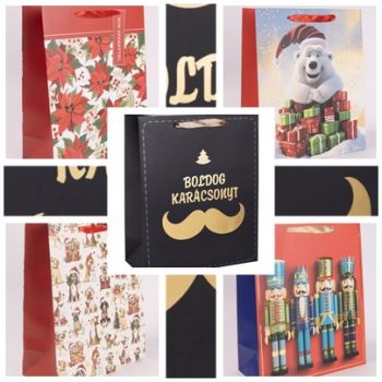 Közepes Méretű Karácsonyi Ajándéktáskák