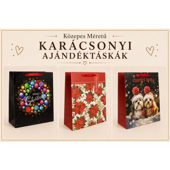 Közepes Méretű Karácsonyi Ajándéktáskák