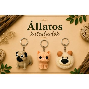 Állatos kulcstartók