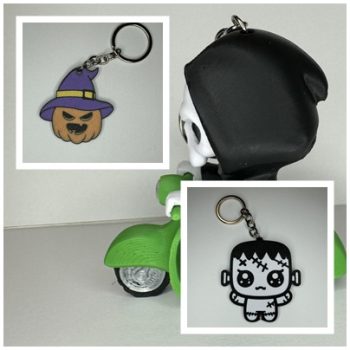 Halloween kulcstartók