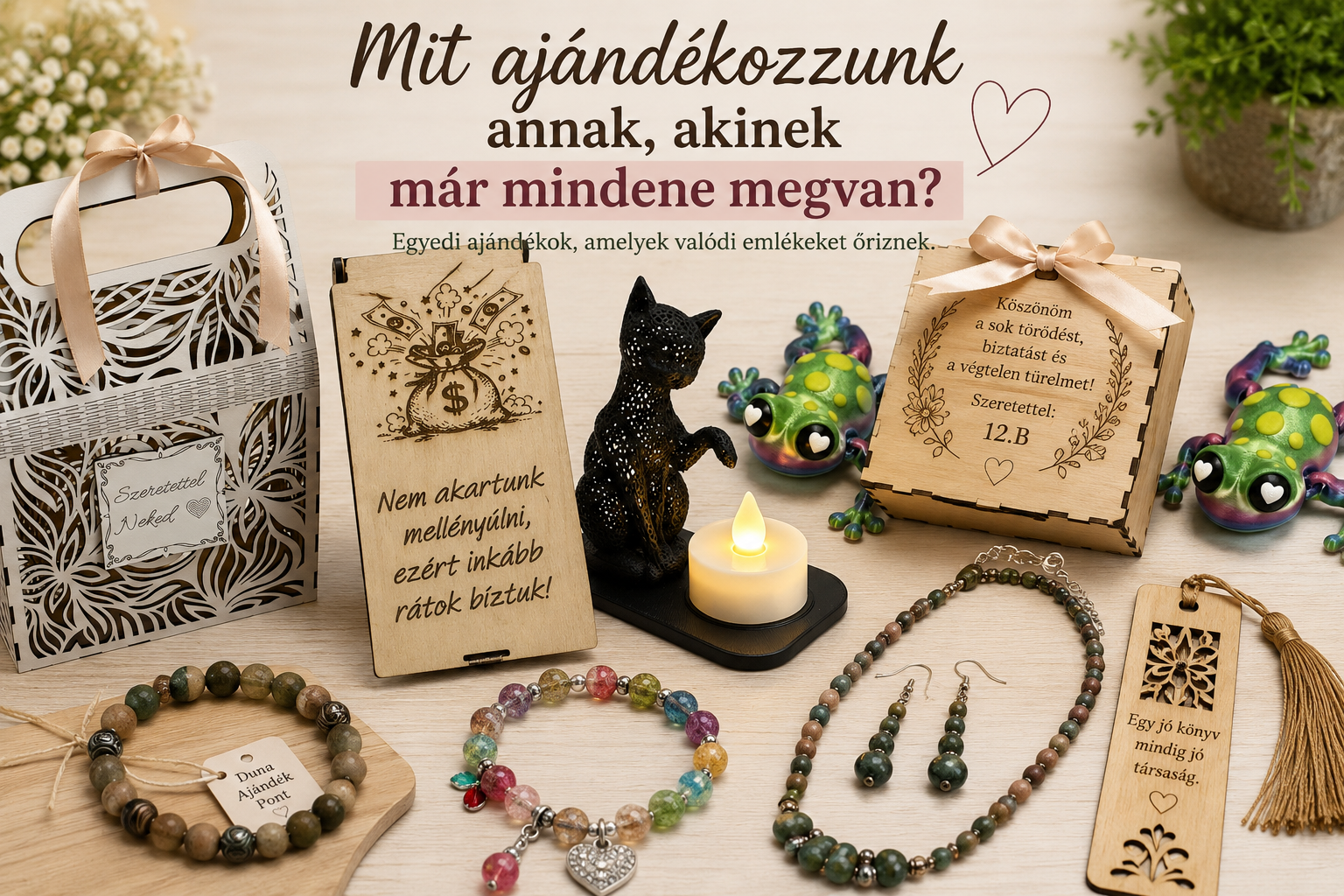 Mit ajándékozzunk annak, akinek már mindene megvan?